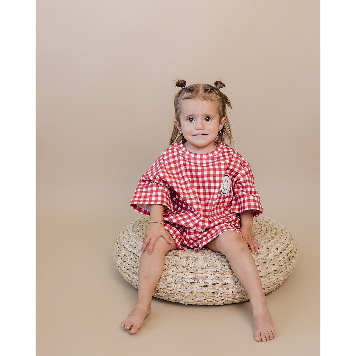 Shorts Set | Red Gingham