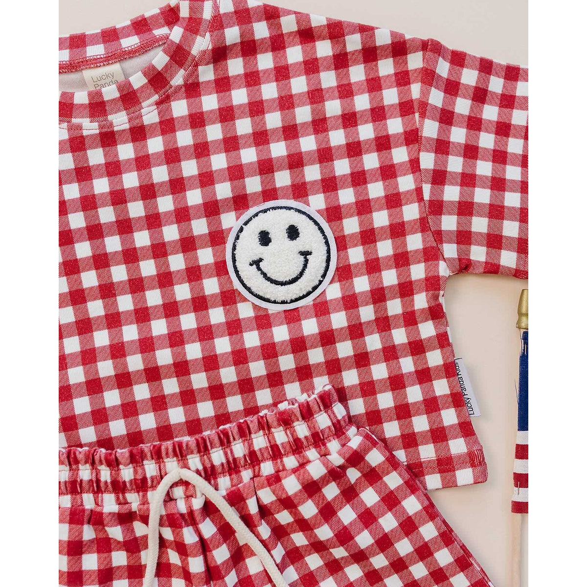 Shorts Set | Red Gingham