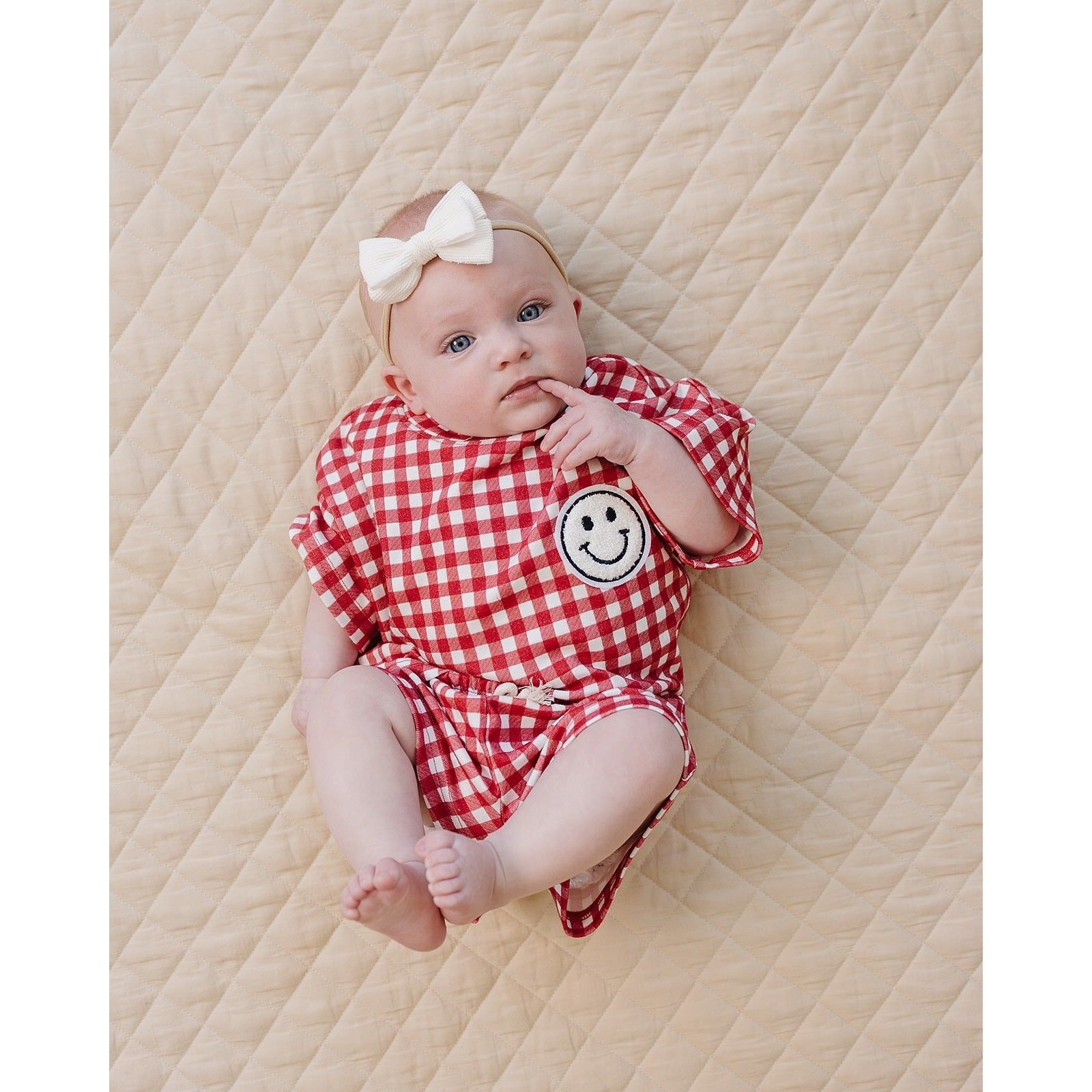 Shorts Set | Red Gingham