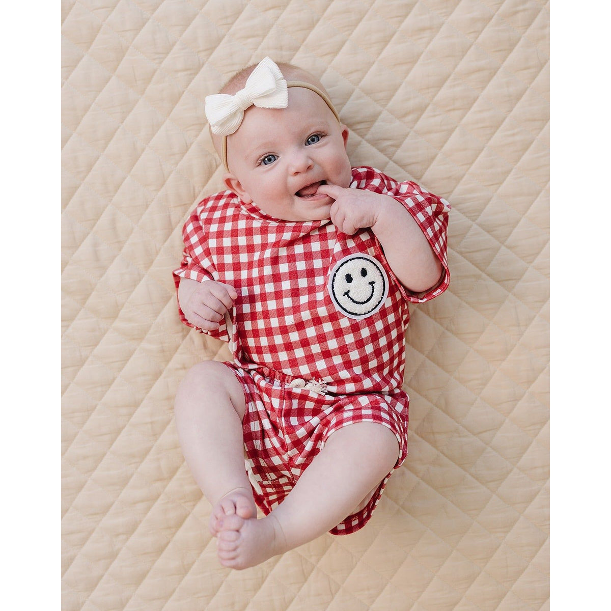 Shorts Set | Red Gingham