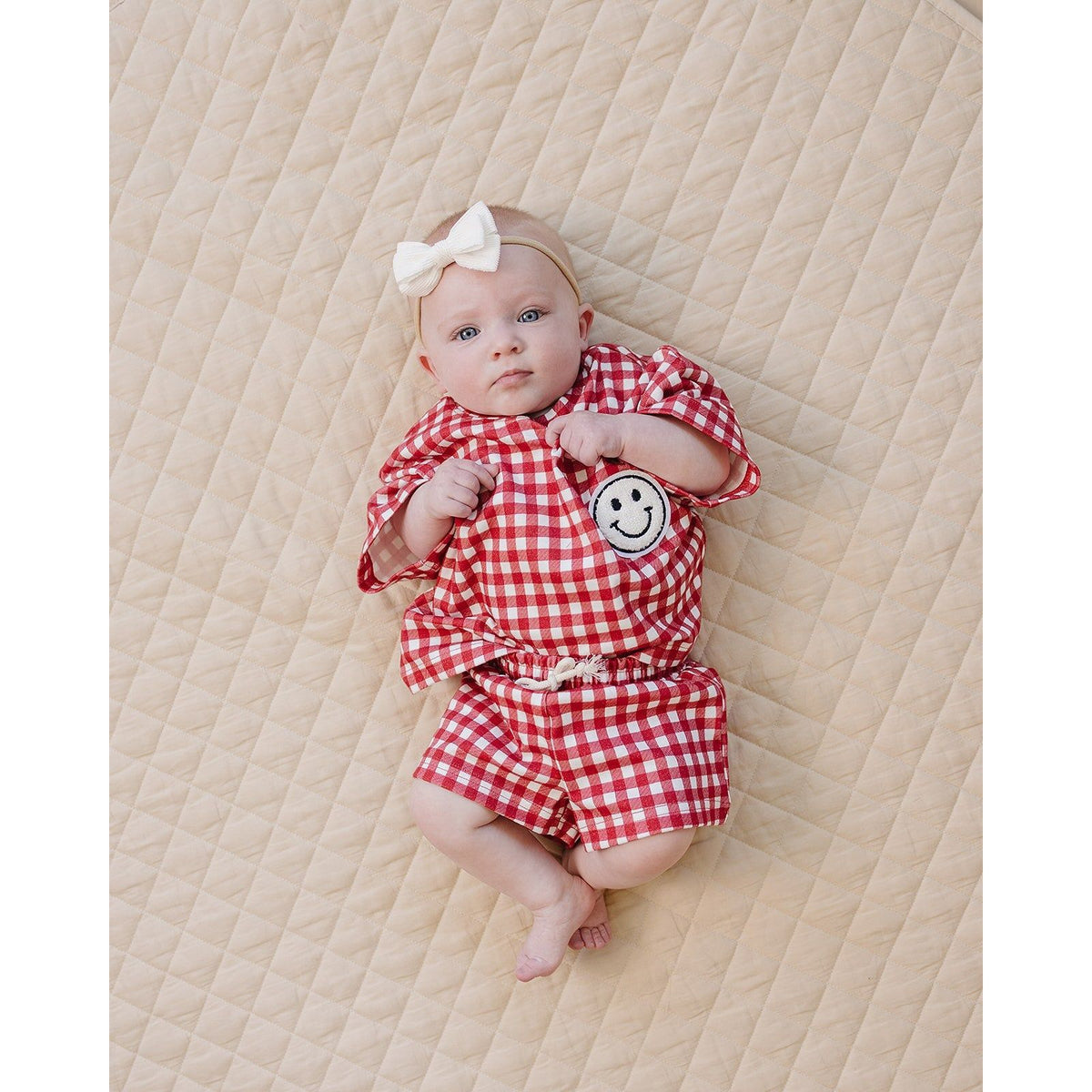 Shorts Set | Red Gingham