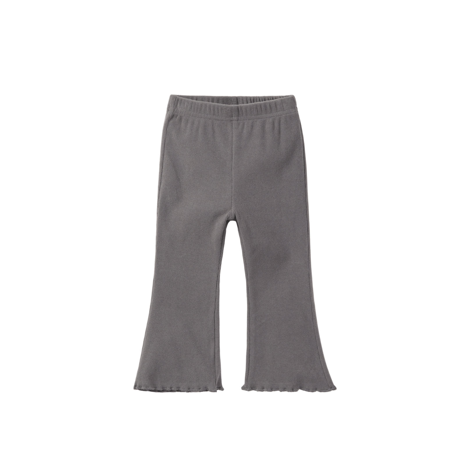 Ribbed Flare Pant - Graphite
