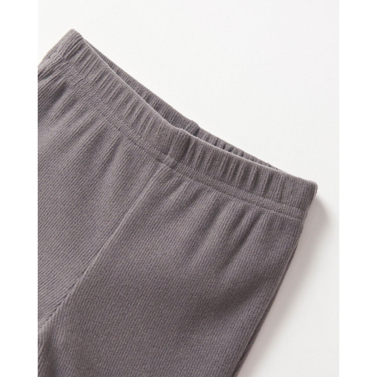 Ribbed Flare Pant - Graphite