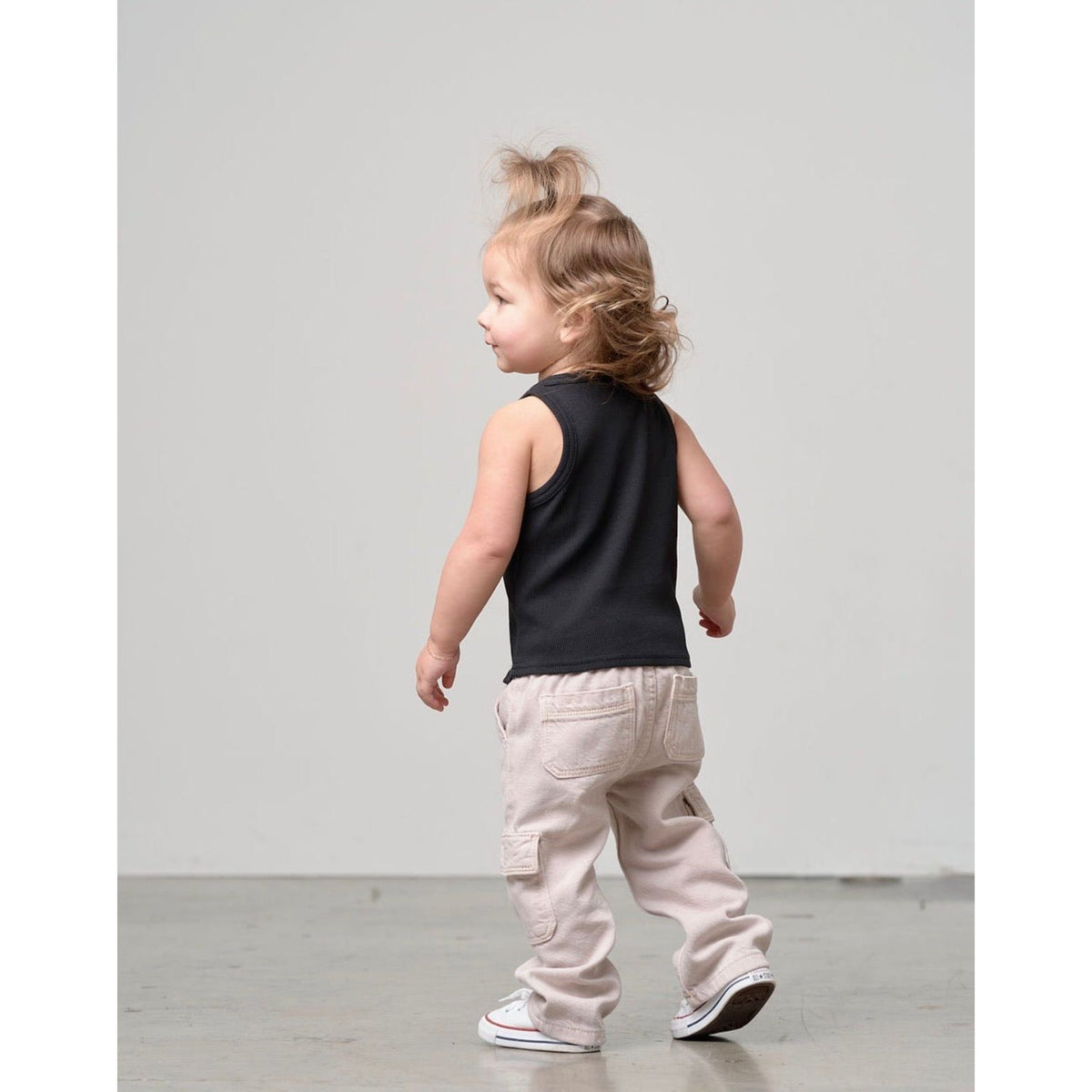 Ribbed Tank - Black