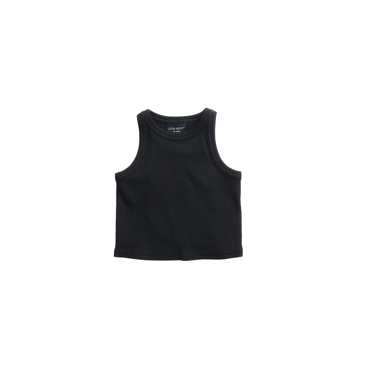 Ribbed Tank - Black