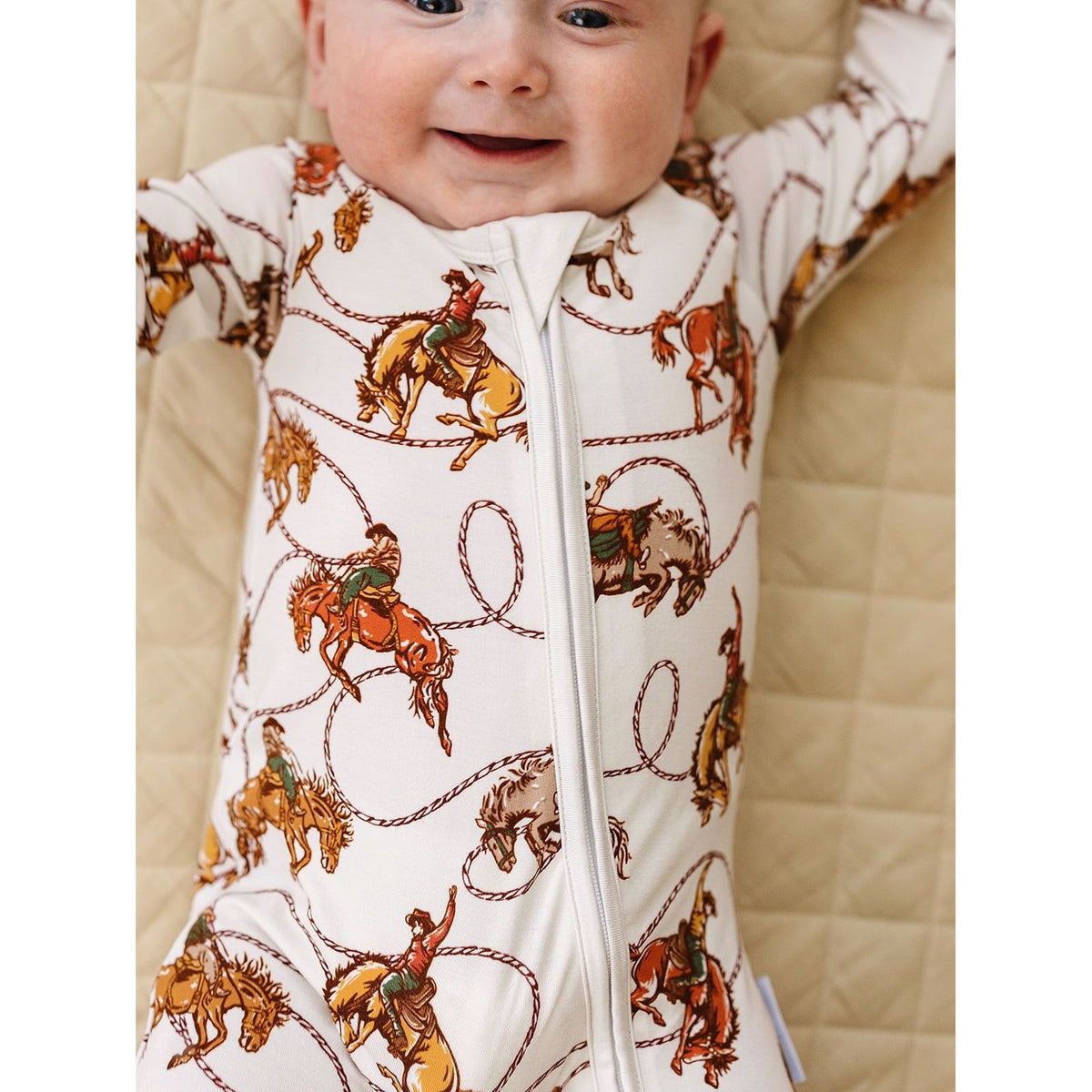 Bamboo Zip Romper | Rodeo Club