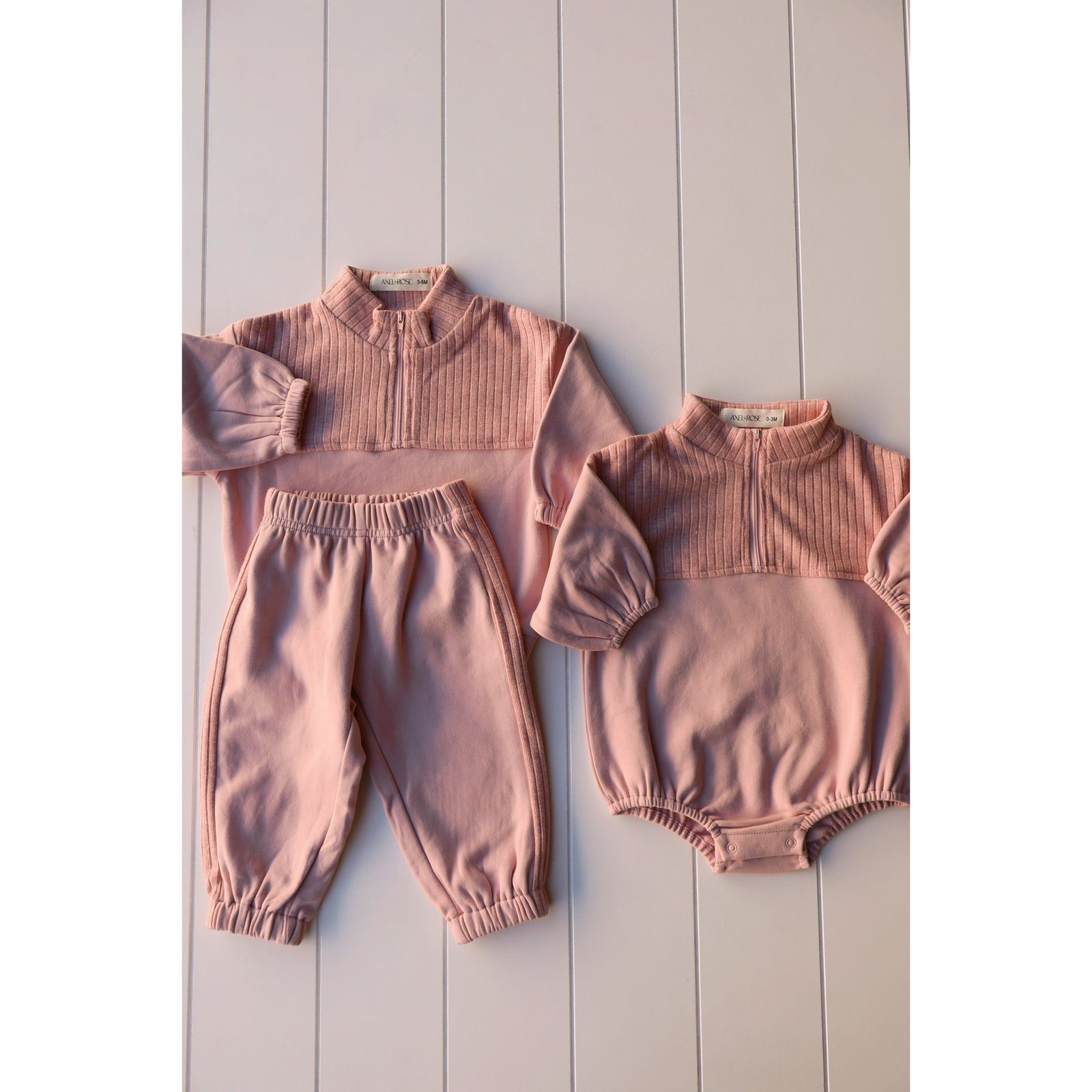 Quarter Zip Sweat Set