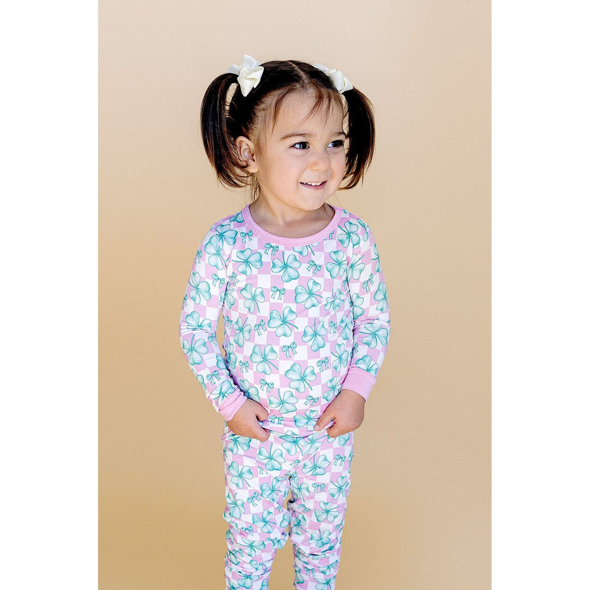 Bamboo Two Piece Set | Shamrock & Bows