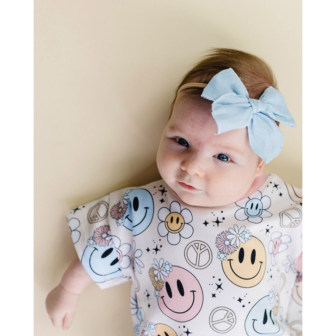 Short Sleeve Bubble Romper | Groovy Girl
