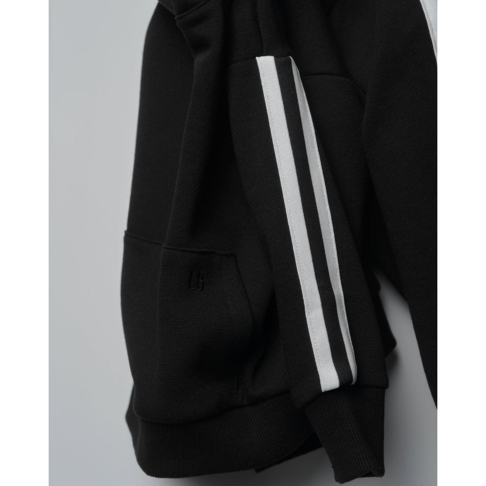 Side Trim Hoodie - Black