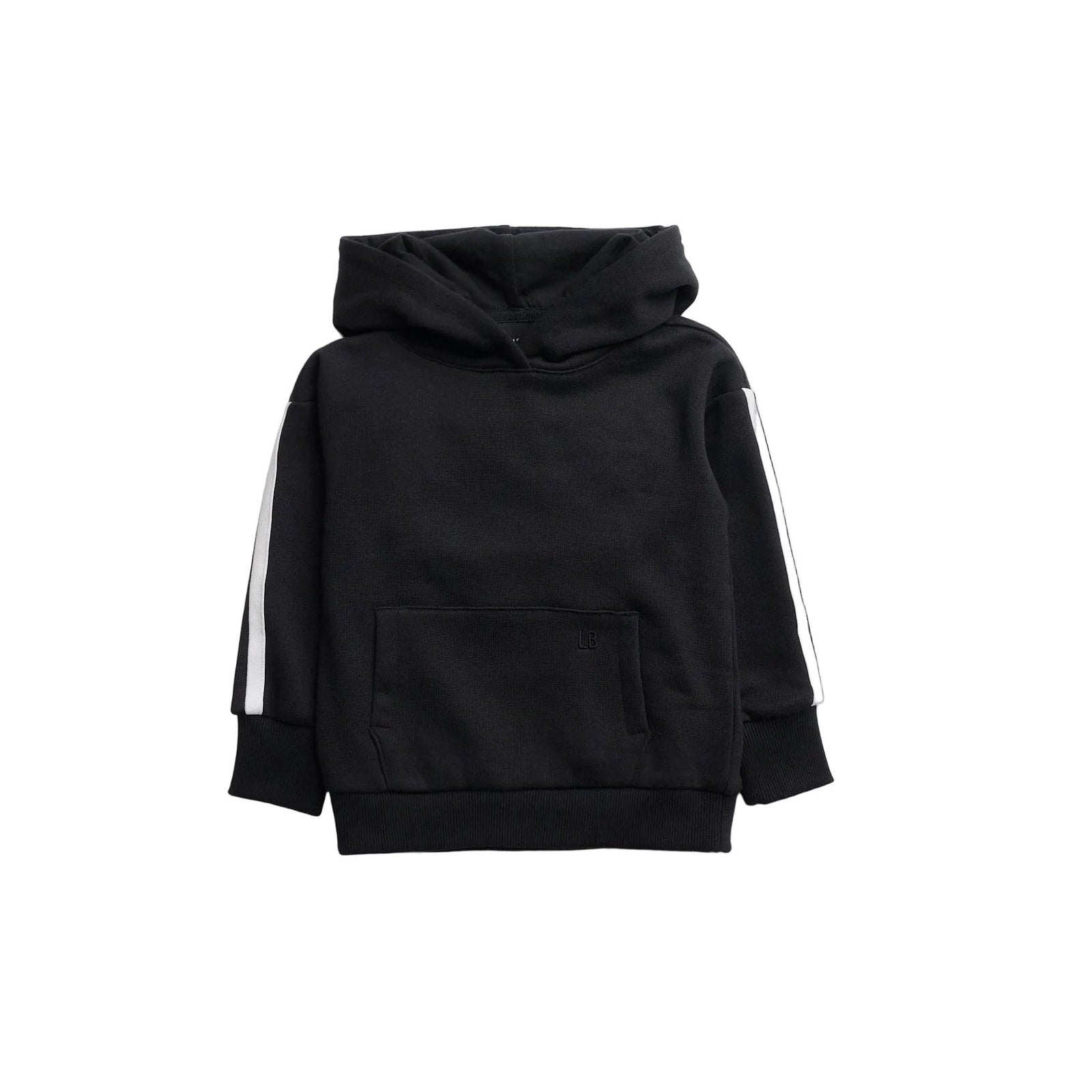 Side Trim Hoodie - Black
