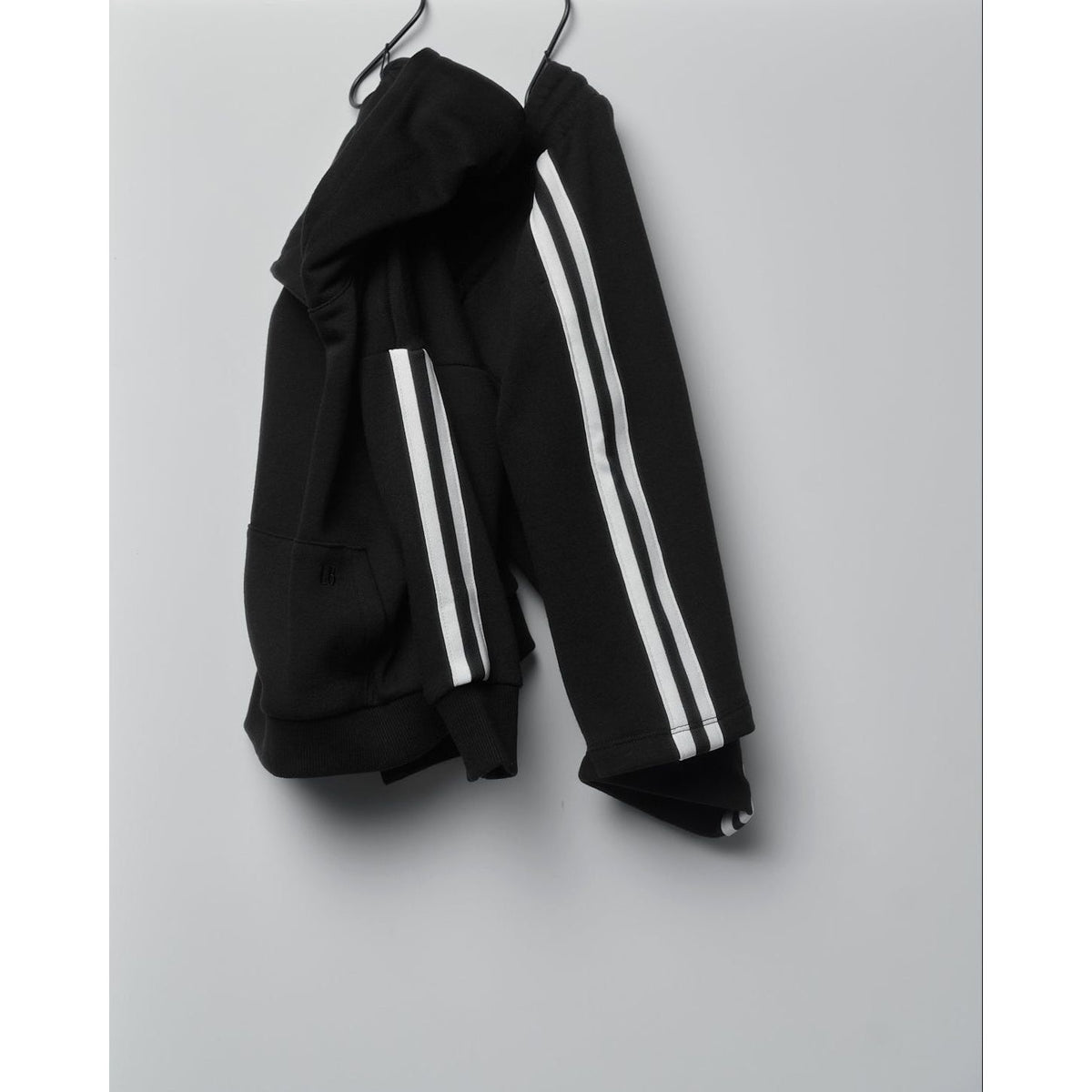 Side Trim Hoodie - Black