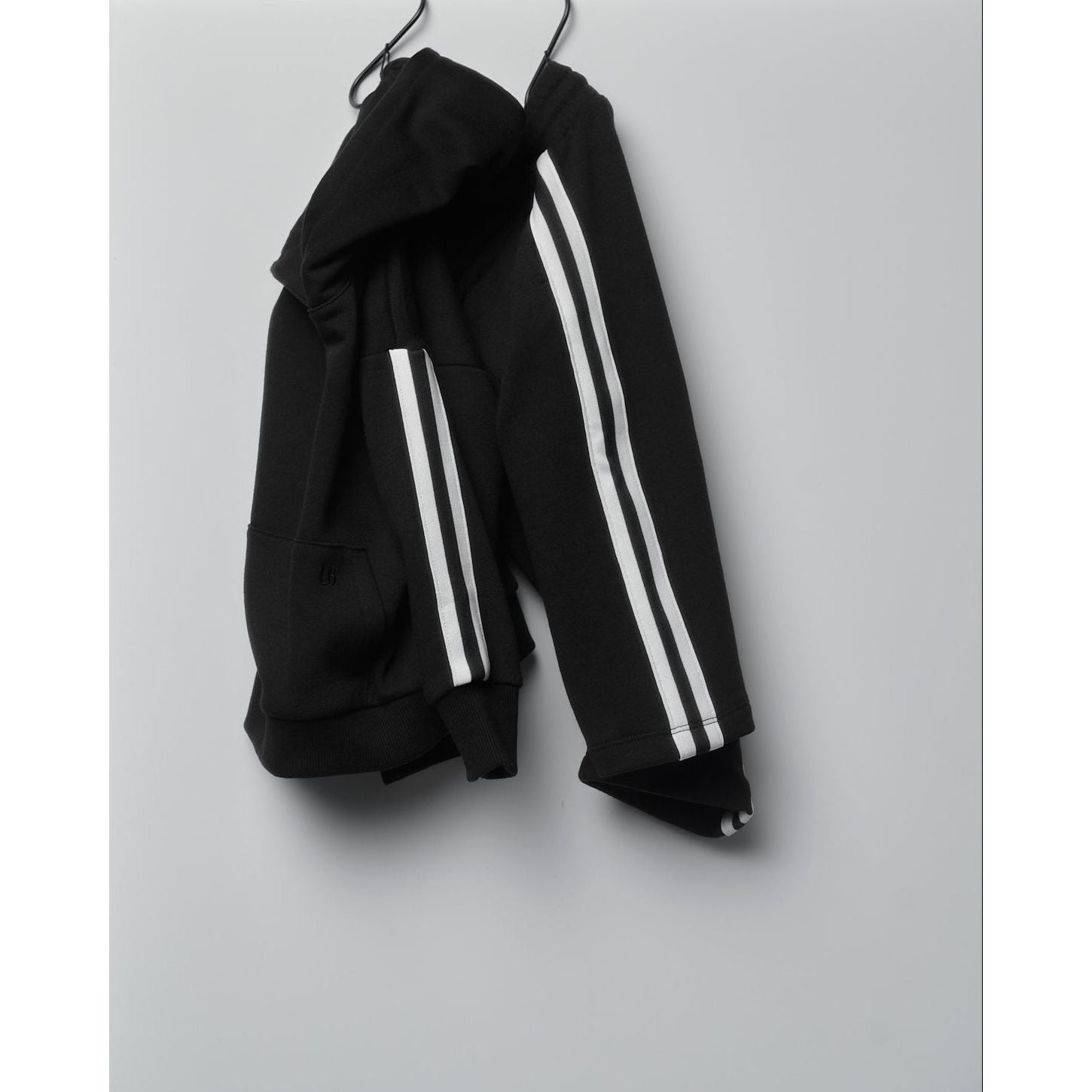 Side Trim Hoodie - Black