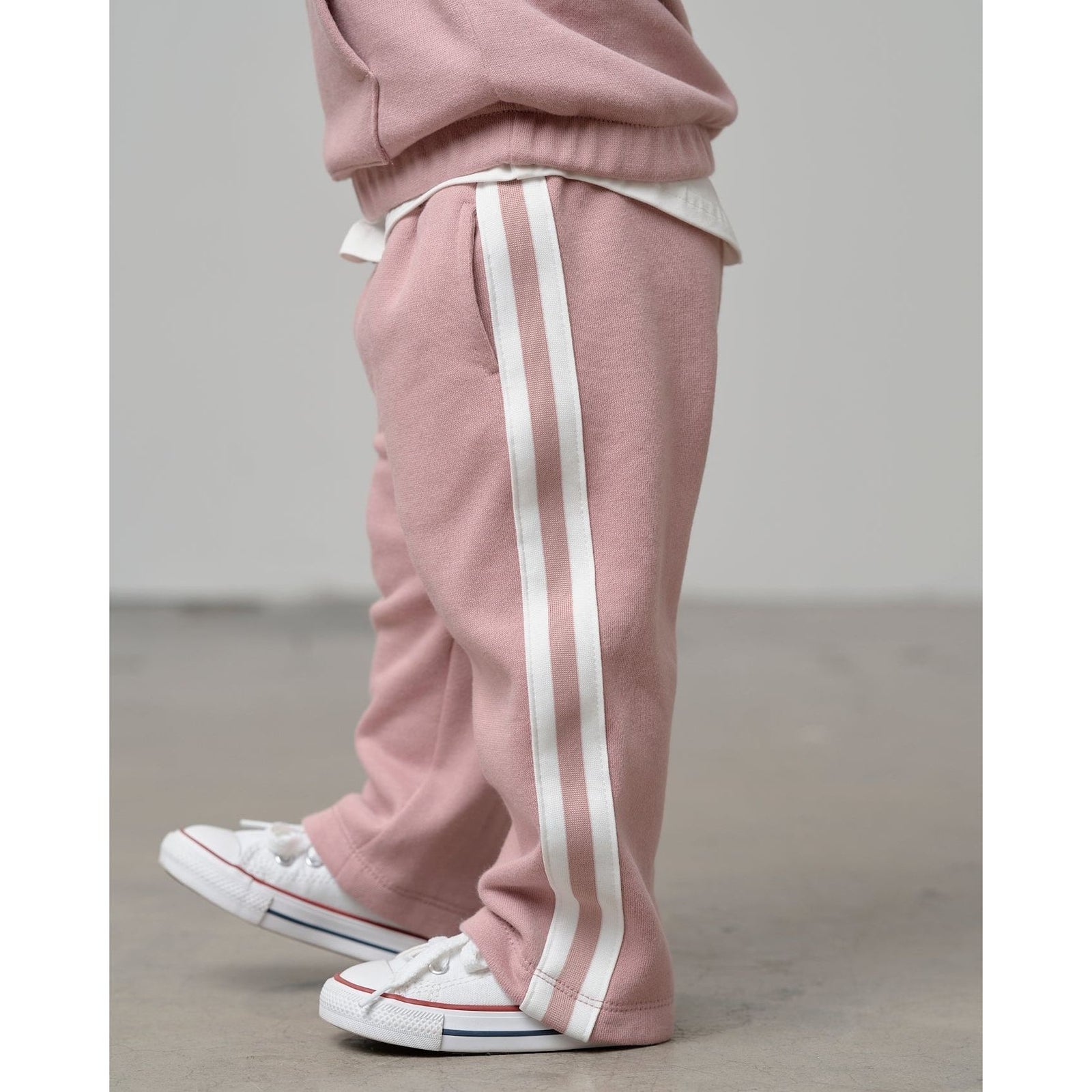 Side Trim Pant - Dusty Rosewood