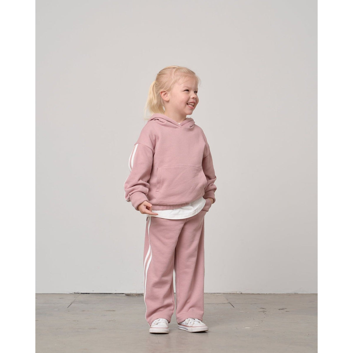 Side Trim Pant - Dusty Rosewood
