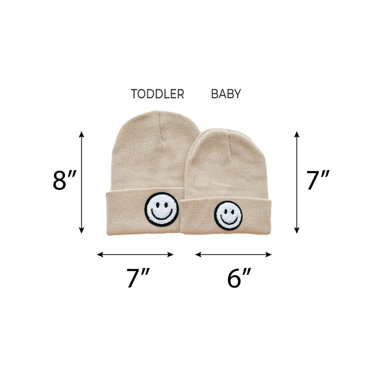 Smiley Beanie | Beige
