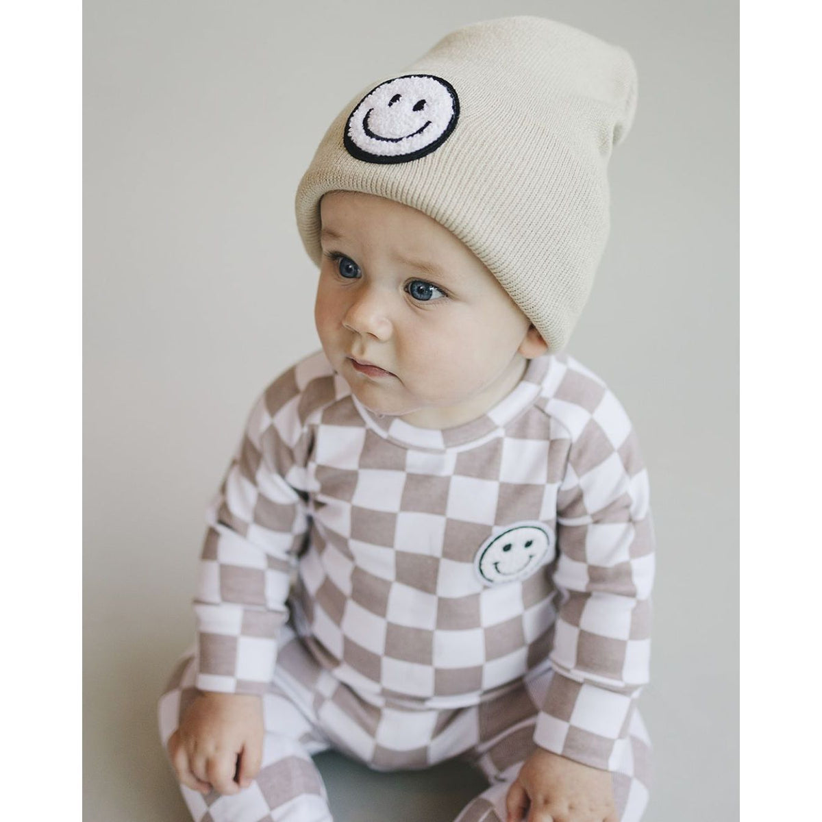 Smiley Beanie | Beige