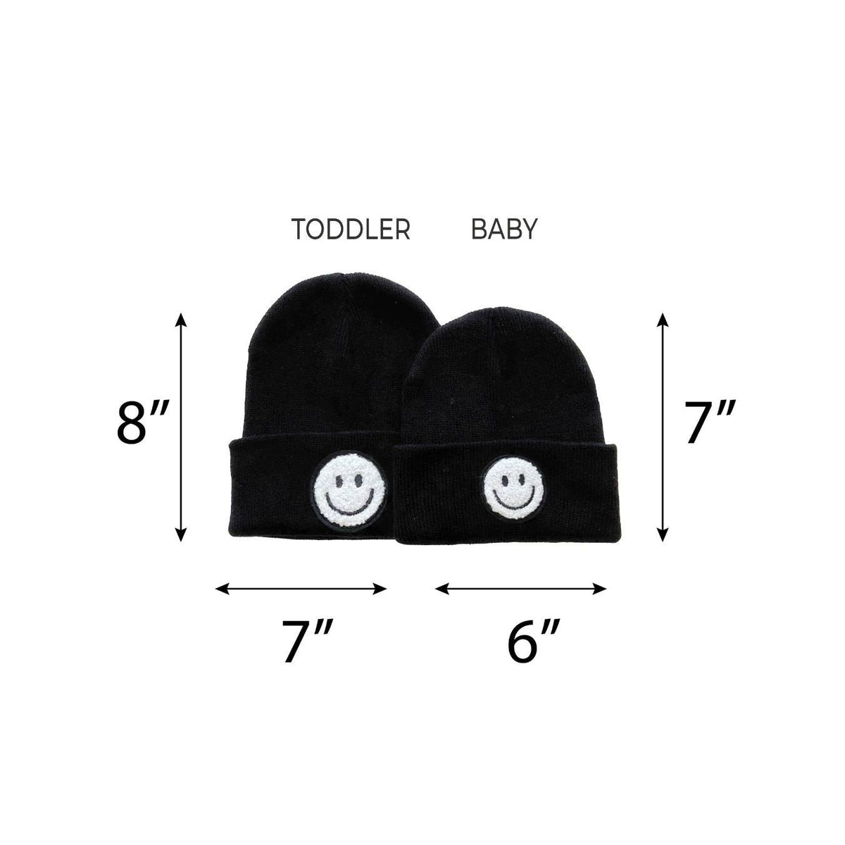 Smiley Beanie | Black