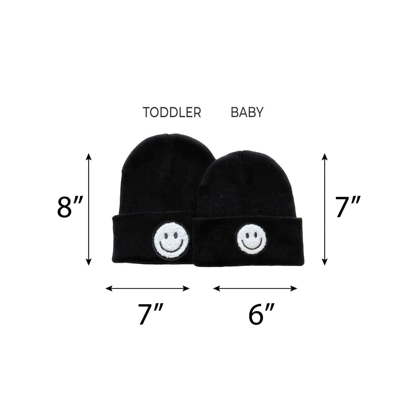 Smiley Beanie | Black