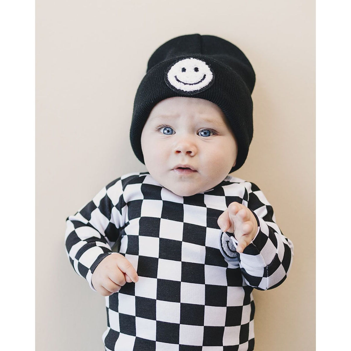 Smiley Beanie | Black