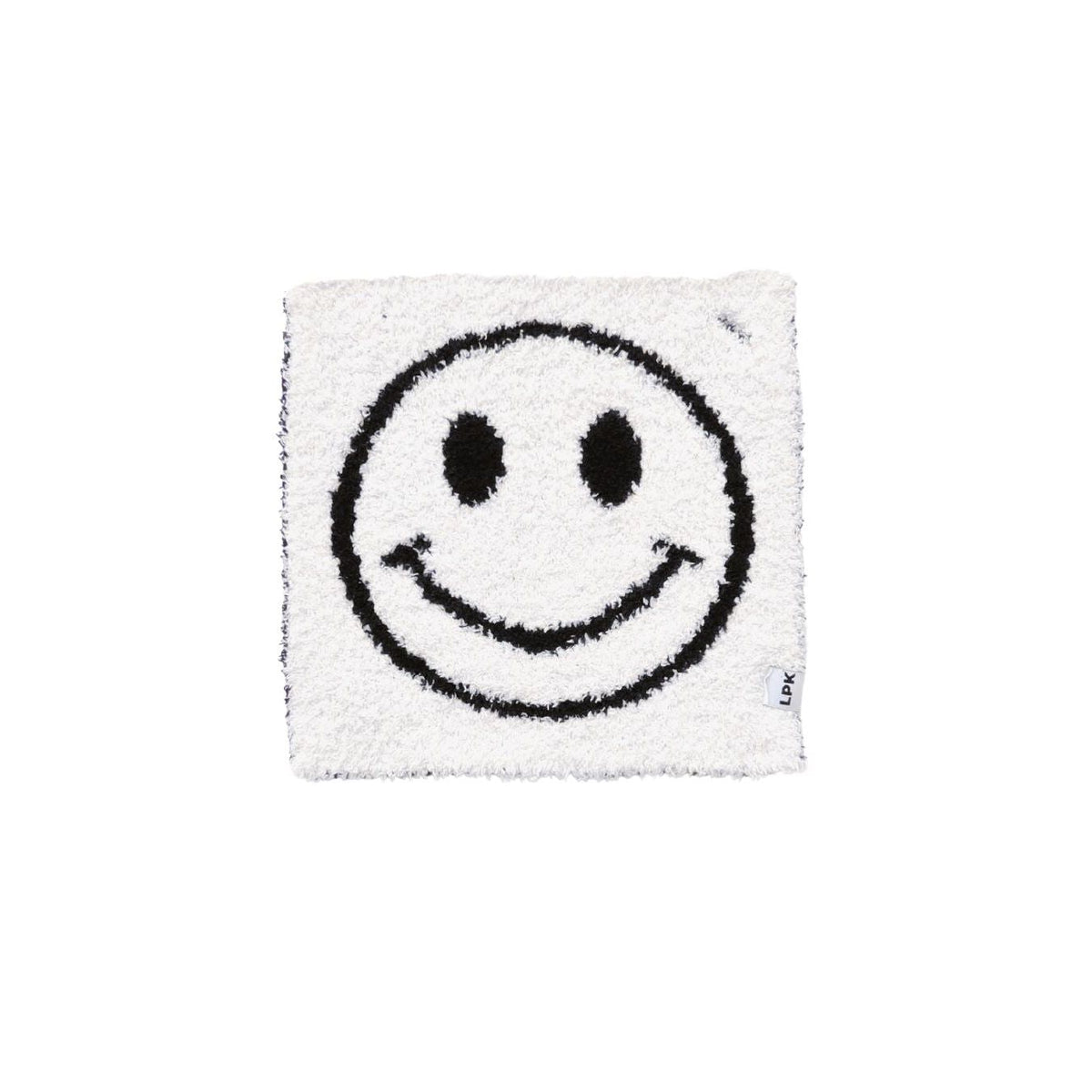 Smiley Plush Lovey | Black