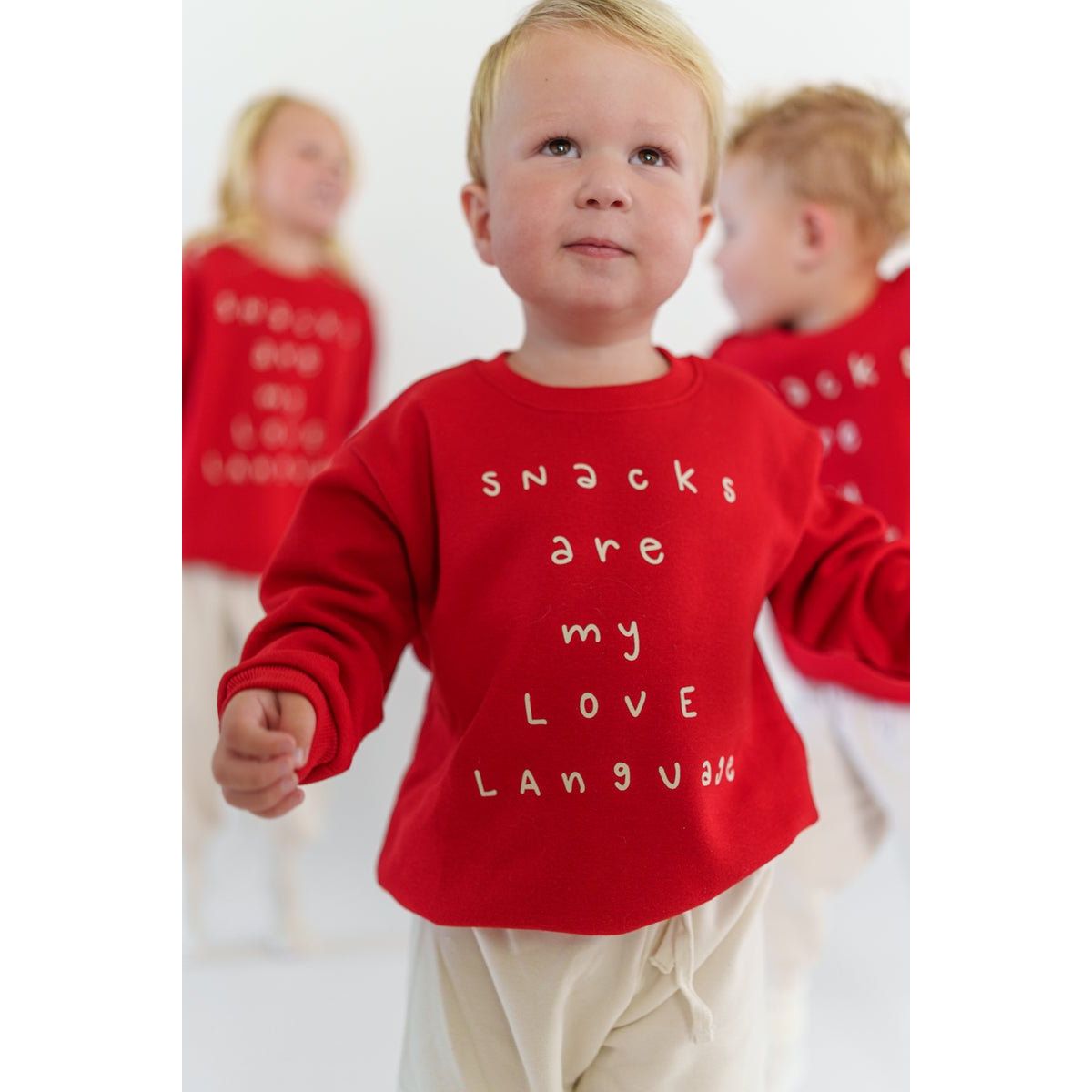 Snacks are my Love Language Crewneck