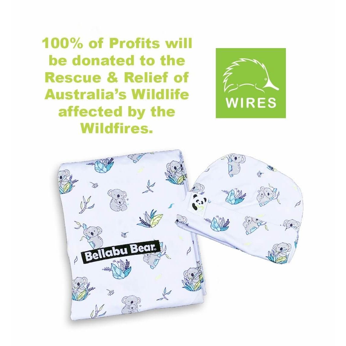 Bamboo Swaddle & Beanie Set