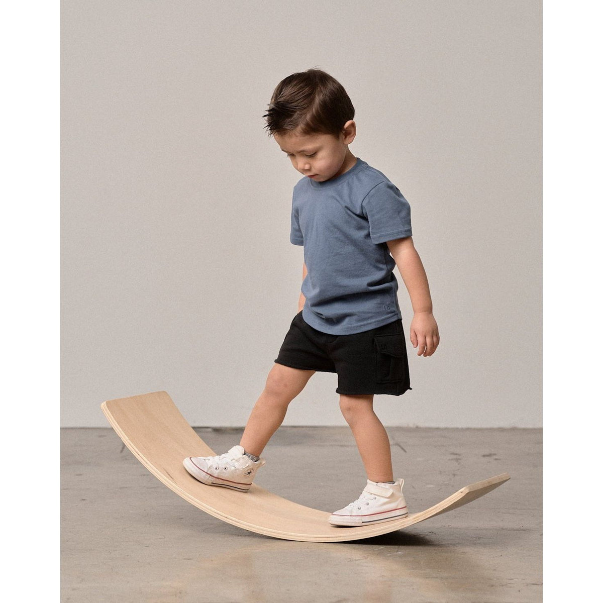 Swoop Elevated Tee - Worn Indigo