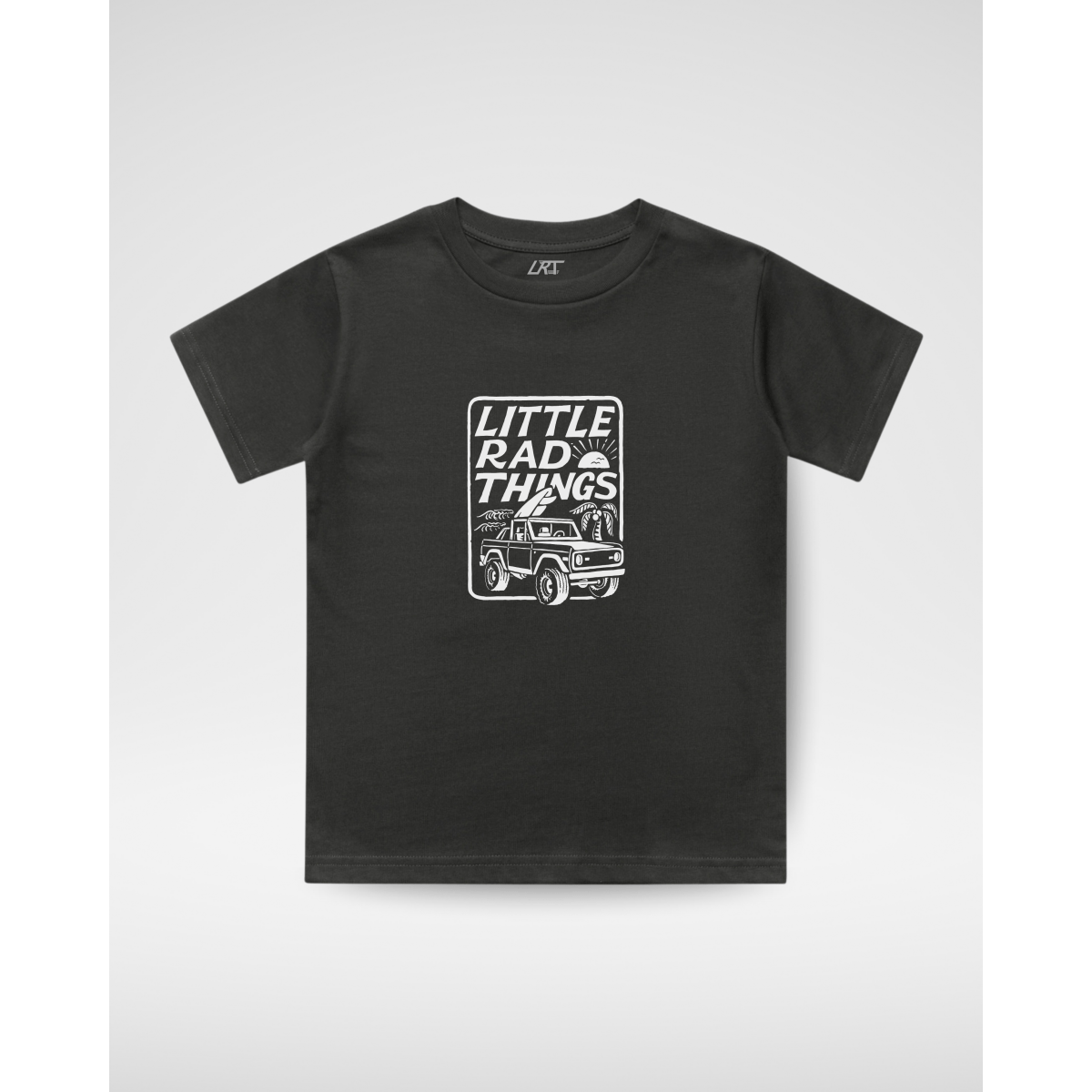 THE BRONCO LITTLE RAD THINGS TEE - COAL