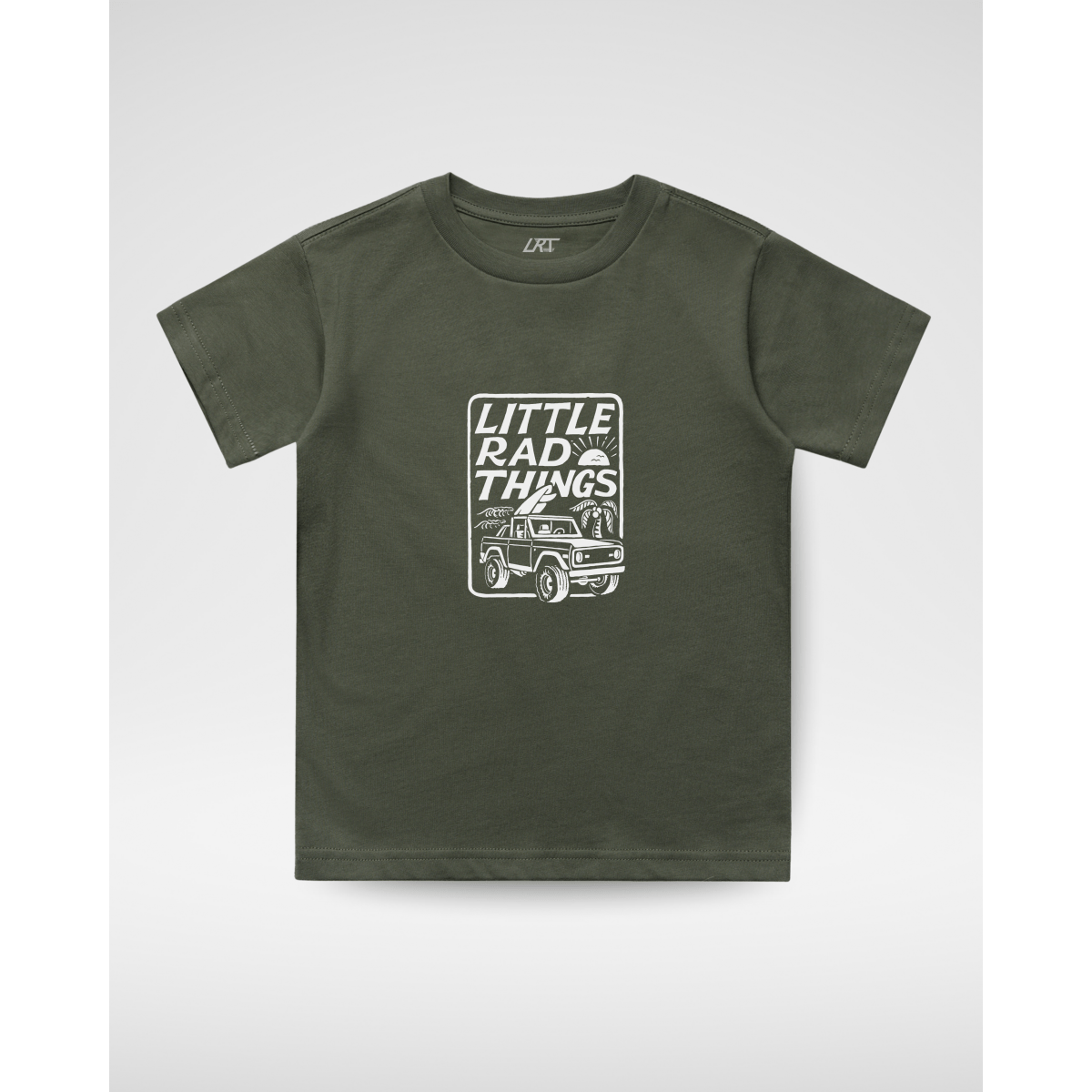 THE BRONCO LITTLE RAD THINGS TEE - OLIVE