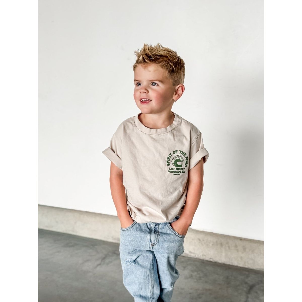 THE SPIRIT RIDER TEE - BONE
