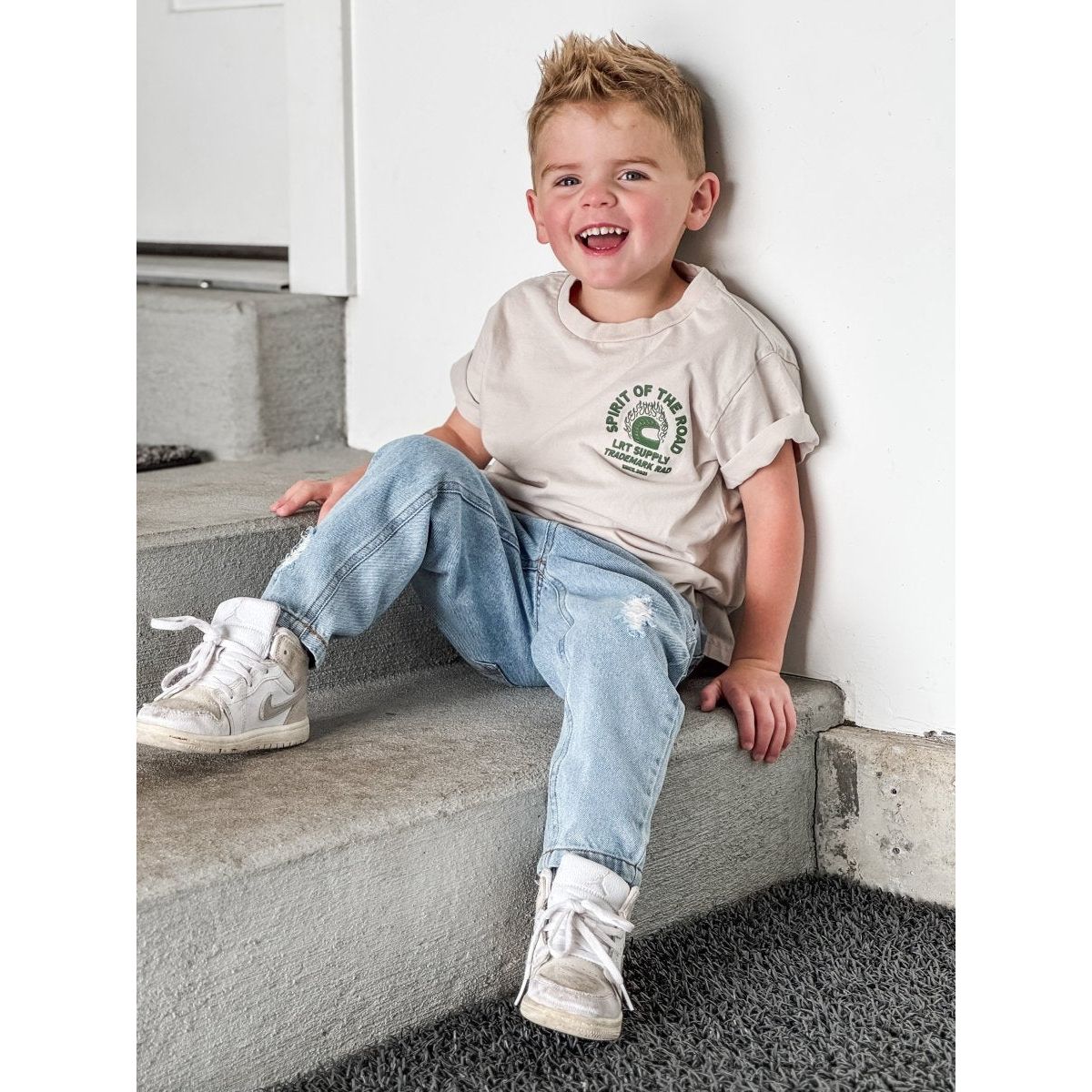 THE SPIRIT RIDER TEE - BONE