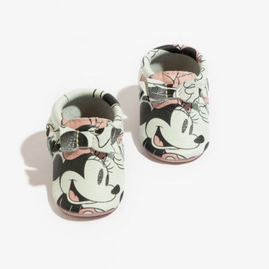 minnie mouse bow bow moccasin