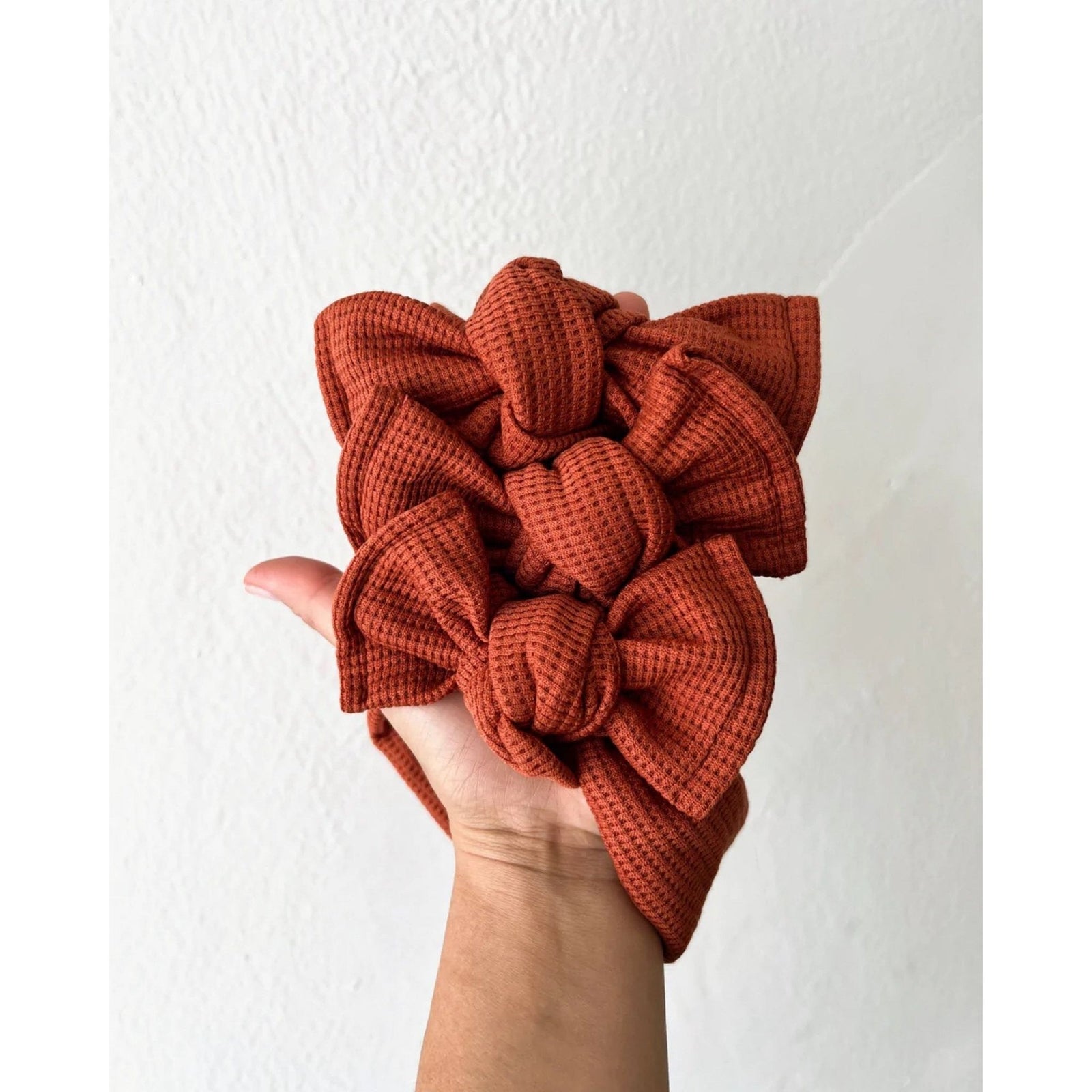 Waffle Headband | Pumpkin