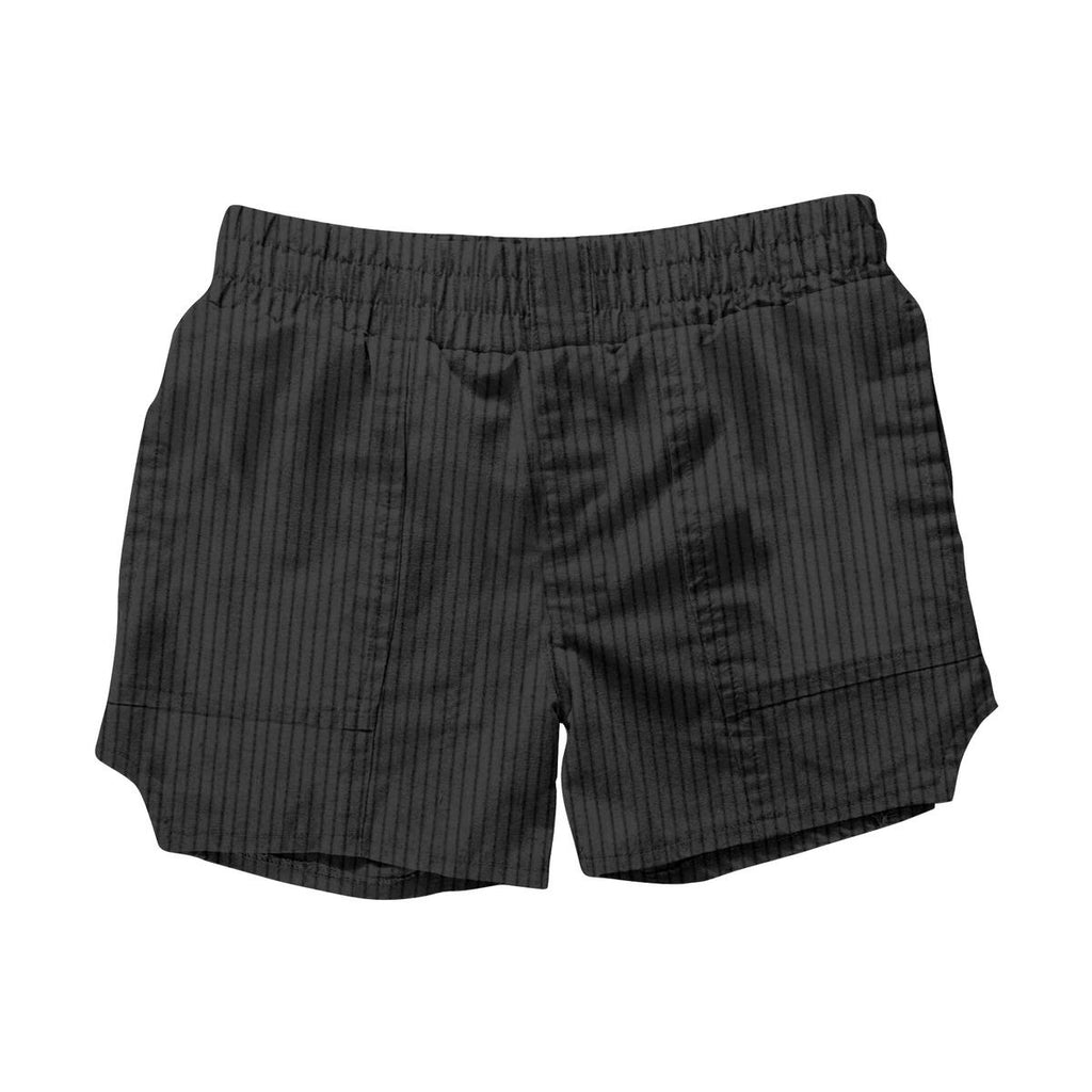 1976 dad shorts in faded black corduroy