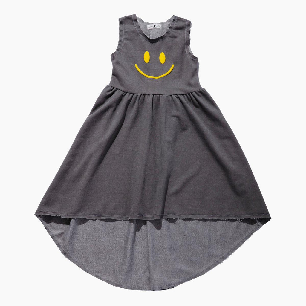 smiley dress | grey