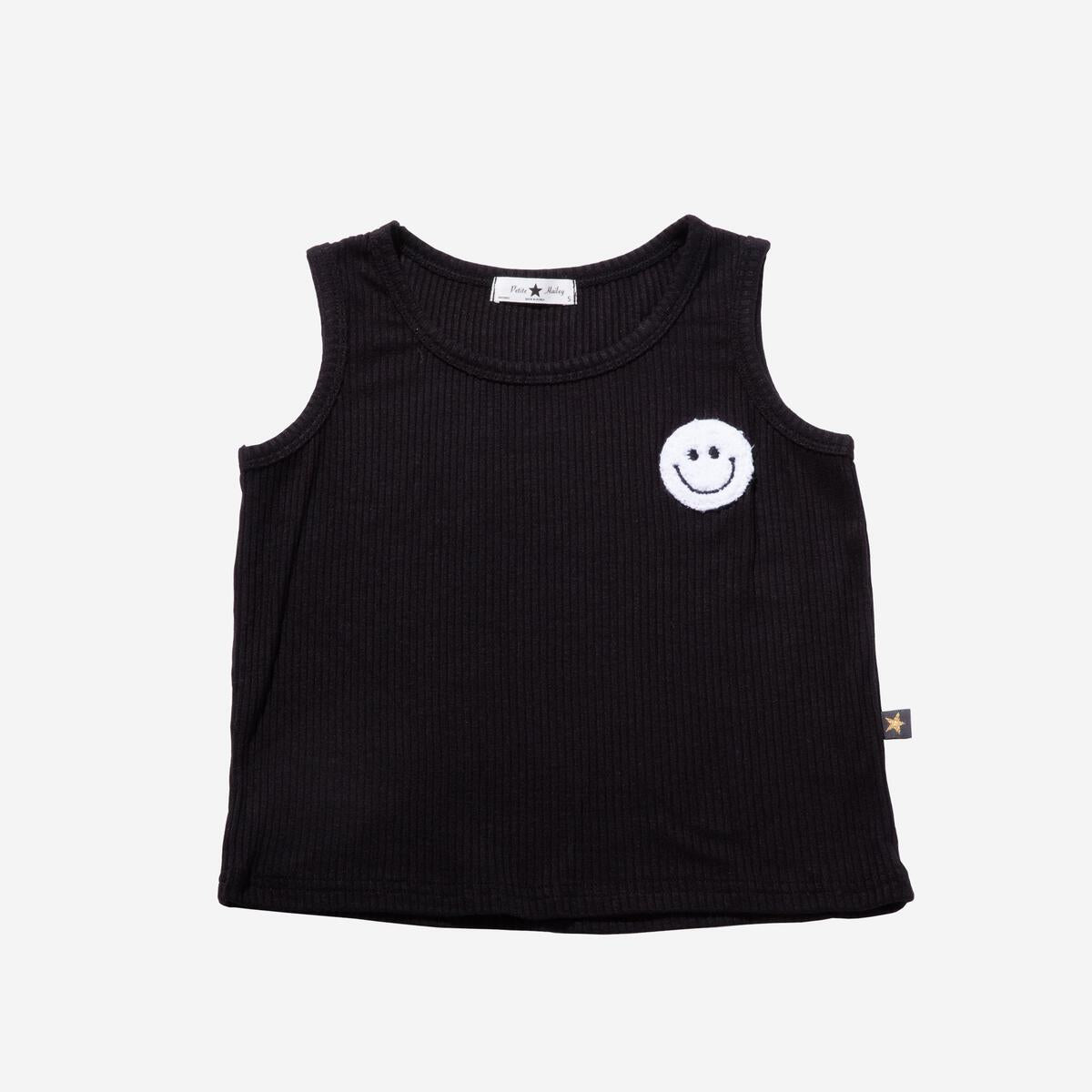 patch tank top | smiley