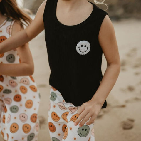 patch tank top | smiley