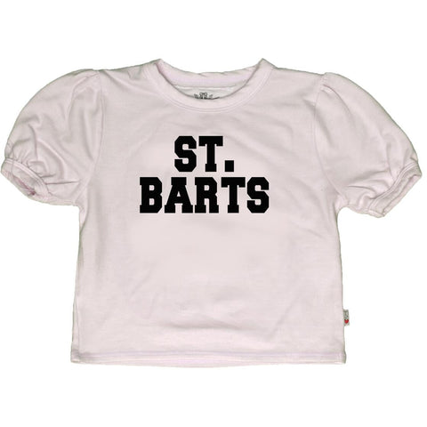 puff short sleeve st. barts | white