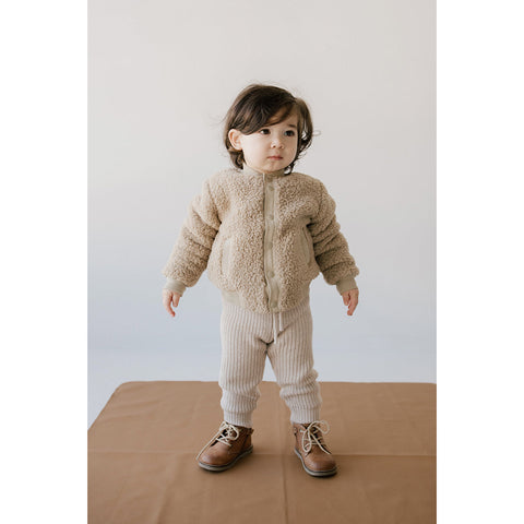 theo jacket in cashew