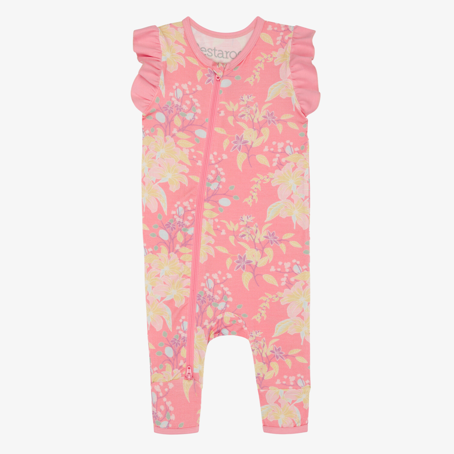 Summer Florals Pink S/S Romper