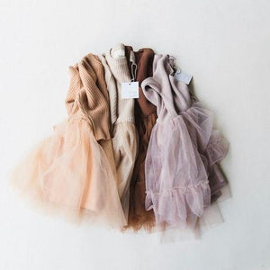 winter siena dress in smoky lavender