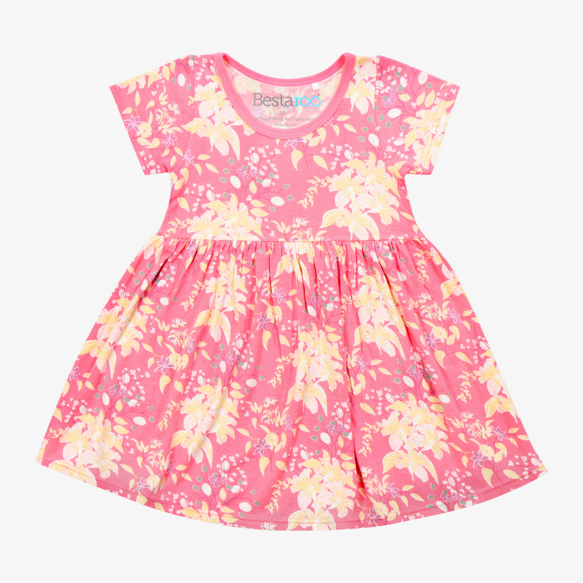 Summer Florals Pink Dress