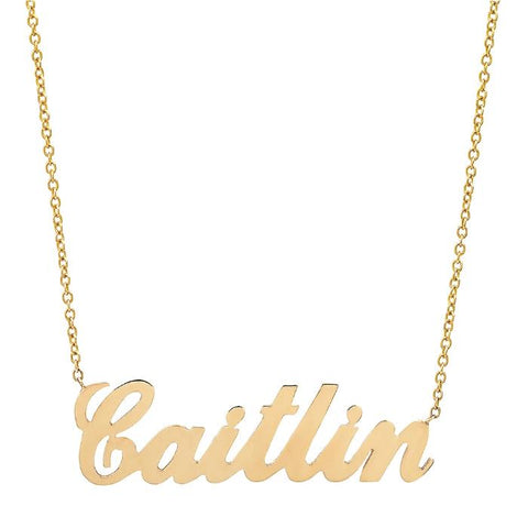 caitlin nicole jewelry 14k gold custom name necklace