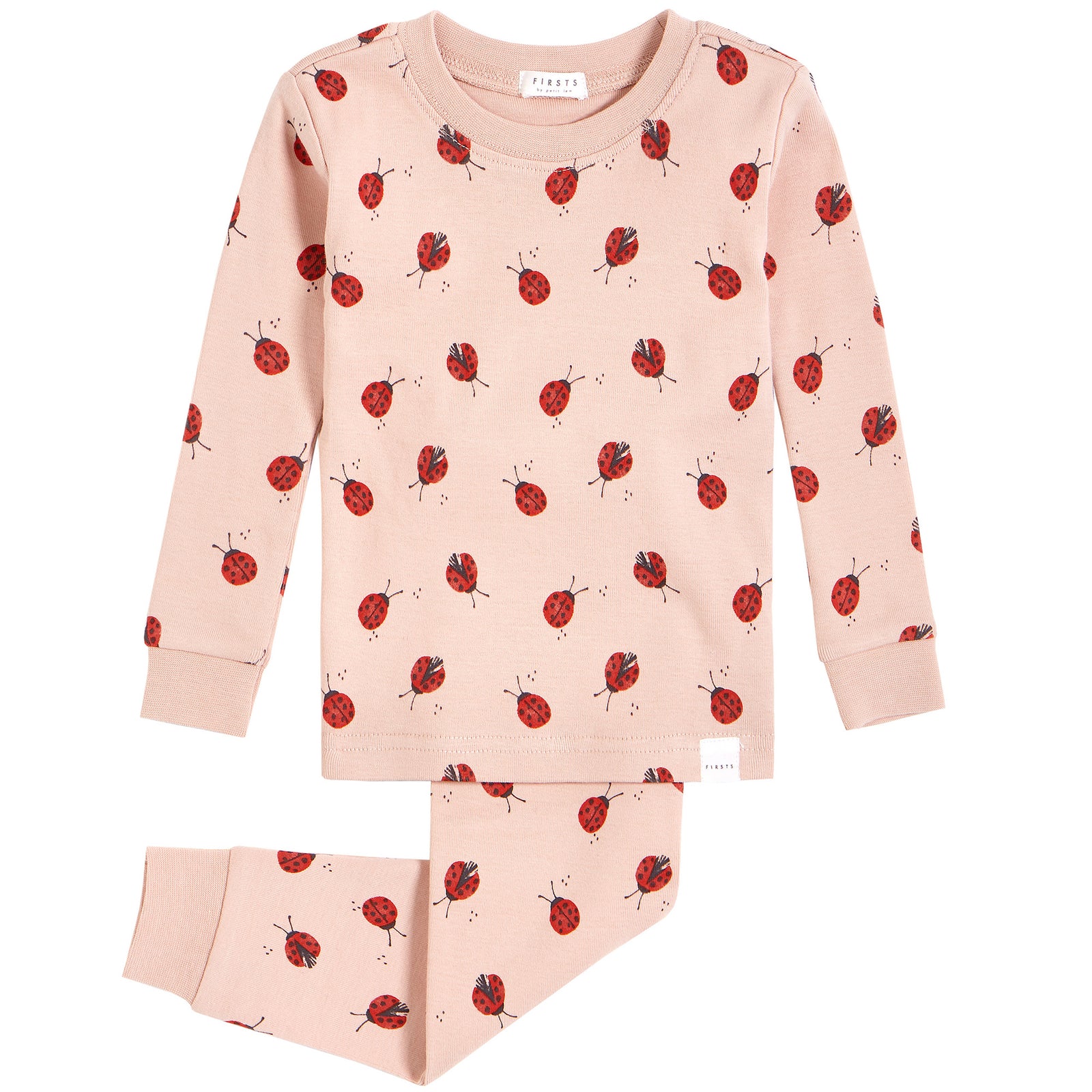 pj set | pink ladybugs