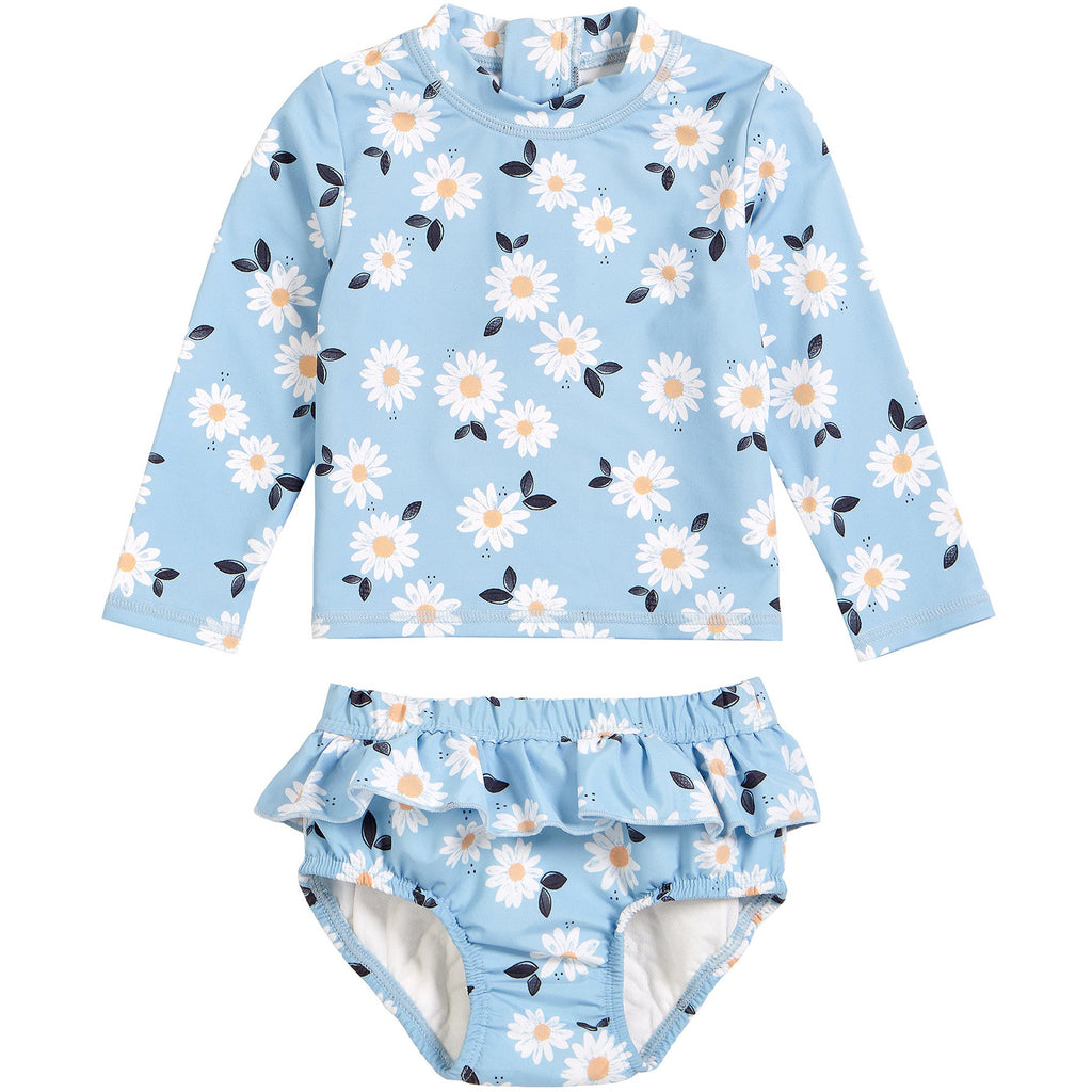 rashguard girls set | daisies