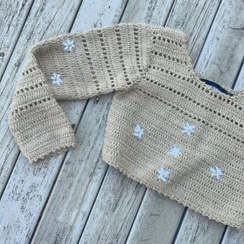 crochet set | brown