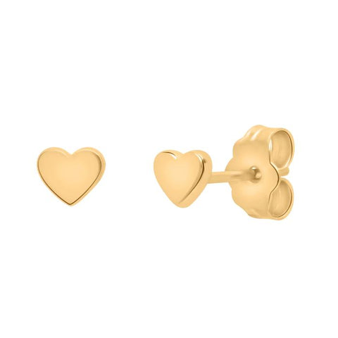 caitlin nicole jewelry heart studs in 14k gold