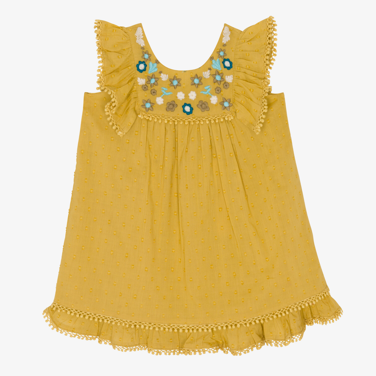 arya mini dress in mustard