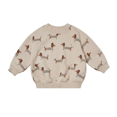 relaxed sweatshirt || dachshund